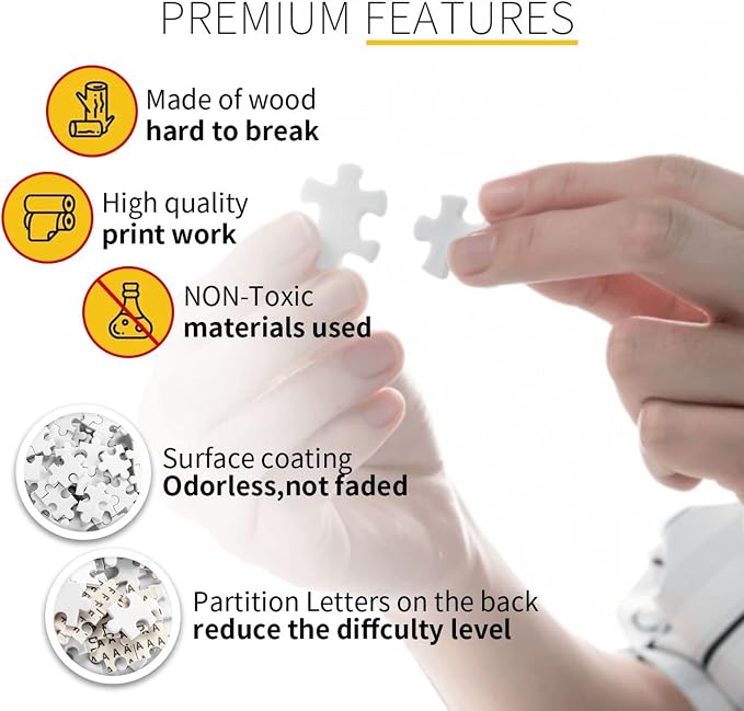 500 Piece Jigsaw Puzzles for Adults - Church in San Miguel de Allende,Mexico -Challenging Wooden Puzzle for Youth Children Home Decor Entertainment Toy Creative Family Games Best Gifts