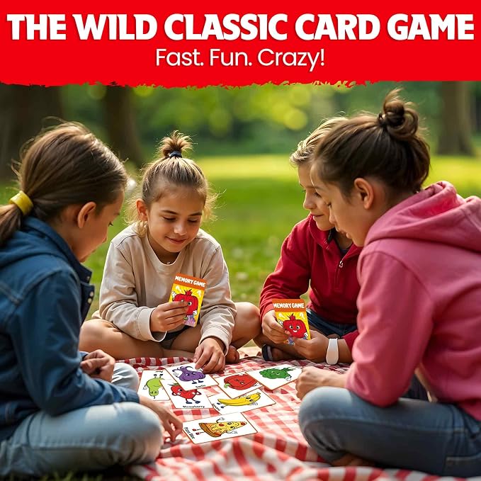 QUOKKA Memory Games for Kids Ages 4-8 – Fun Family Game with Cute Characters, Perfect for Travel, Playdates, Family Time – Educational & Engaging Playing Cards for Kids, Easy to Learn, Fast to Play