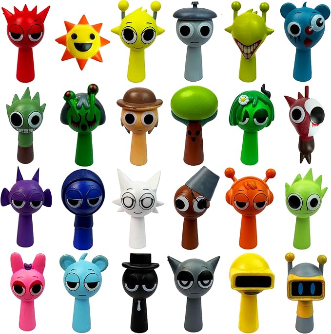 Action Figures Mystery Box,Mystery Box,Office Room Figurine Decor for Adults (Multicolor-24PCS)