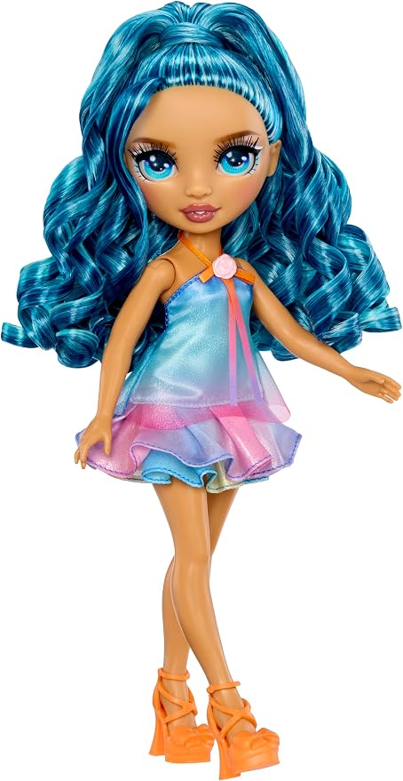 Rainbow High My Fashion Style Skyler, Blue 11" Fashion Doll with Statement Outfit, Stylish Handbag, Great Toy Gift for Girls Kids Ages 4-12 Years