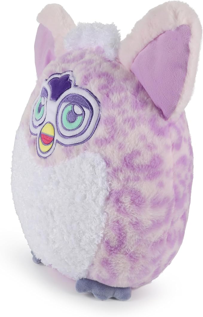 Jay Franco Furby Plush Pillow Buddy – 15 Inch Kids Ultra-Soft Stuffed Plushie & Cozy Pillow, Official Licensed Product, Purple