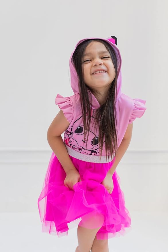 DREAMWORKS GABBY'S DOLLHOUSE Pandy Paws Girls Mesh Cosplay Tulle Dress Toddler to Big Kid