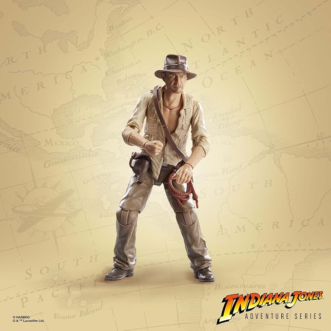 Indiana Jones and The Raiders of The Lost Ark Adventure Series (Cairo) Action Figure, 6-inch Action Figures, Ages 4 and up, (F8527)