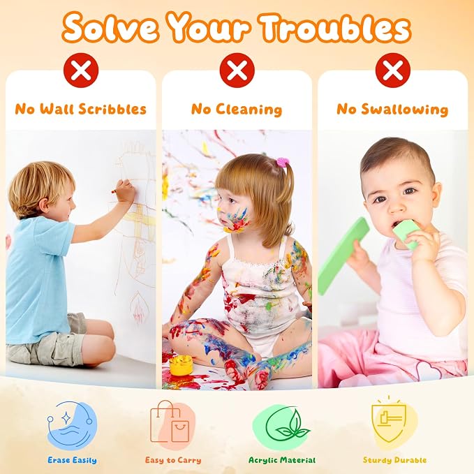 16" LumiBoard LED Drawing Board for Kids - 7 Colors & 10 Modes Rechargeable Acrylic LED Note Board with 7 Markers Cleaning Kit, Birthday Gifts for Kids/Girls/Teens