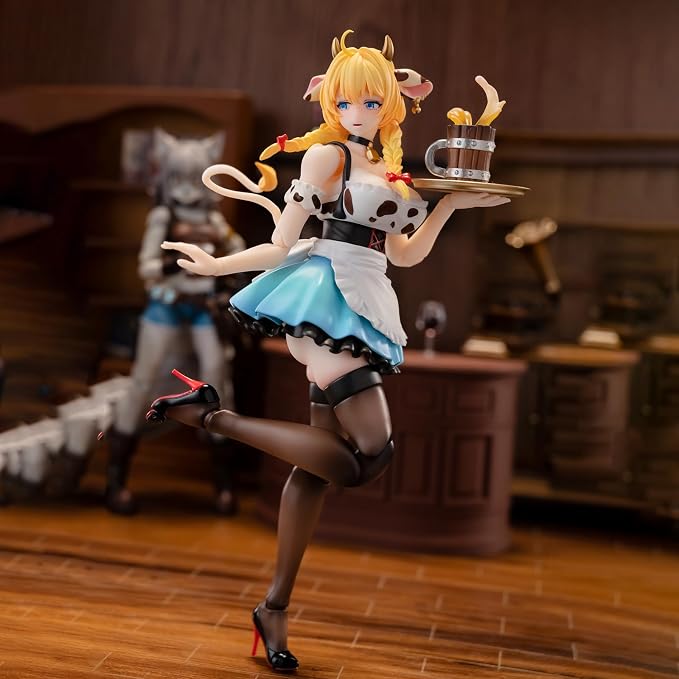 Pipigirl LADoTOYS 1/12 Scale Anime Style Action Figures Kits, Beer Waitress Daisy Torres, 6.5 in Collectible Action Figures, No Assembly Required