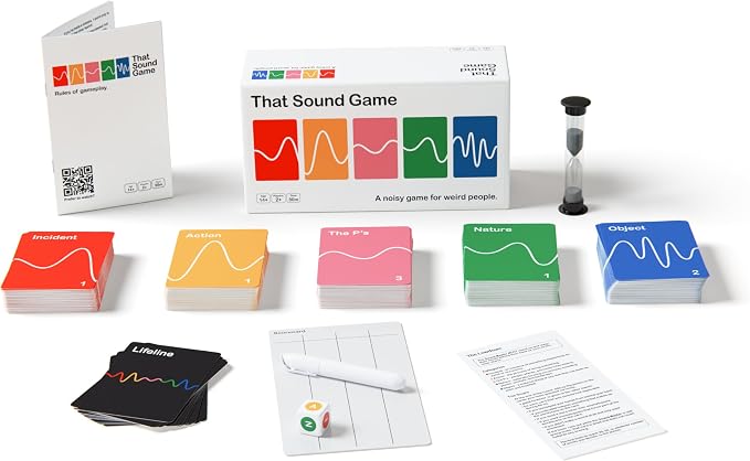 that Sound Game - Award Winning - Party Sound Guessing Game for Adults and Teens, Board Game for 2+ Players Ages 14 and Up
