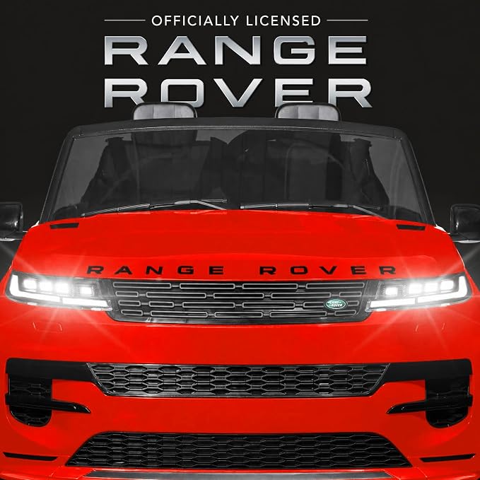 Best Choice Products 24V 2-Seater Licensed Range Rover Sport Electric Ride On Car for Kids with Parental Remote Control, 132 lb Weight Capacity - Red