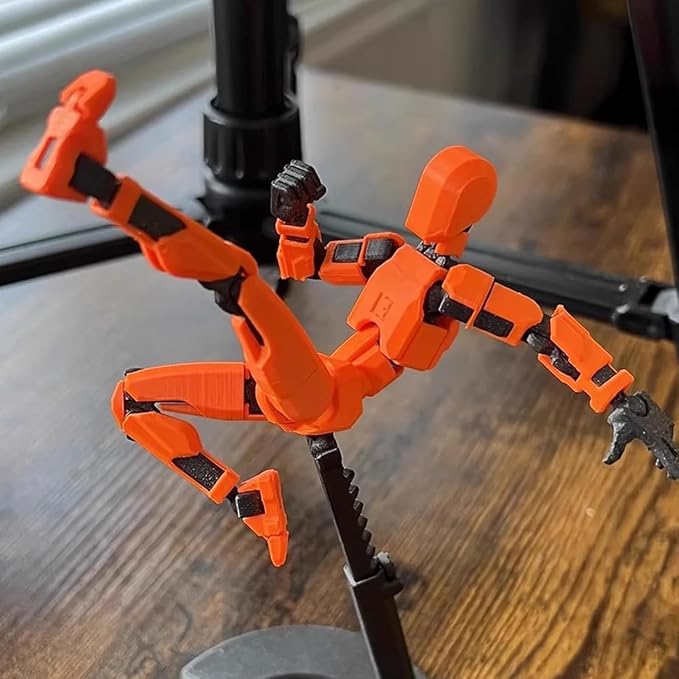 FoxVilla Assembly Completed T13 Action Figure, Titan 13 3D Printed Action Figure, 3D Printed Titan13, Assembled Dummy 13 Lucky 13 Toy Figure