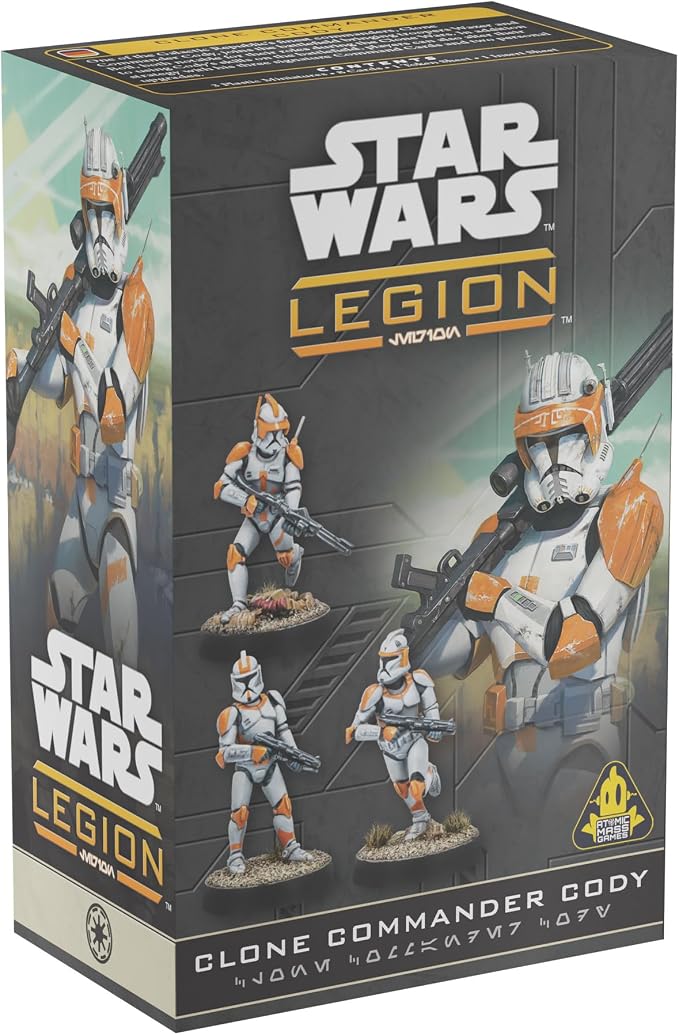 Atomic Mass Games Star Wars Legion Clone Commander Cody Expansion - Tabletop Miniatures Game, Strategy Game for Kids and Adults, Ages 14+, 2 Players, 90 Min Playtime, Made