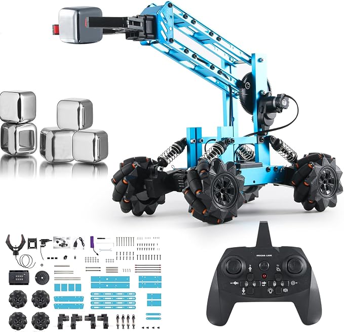 VANLINNY Robot Arm,STEM Project for Boys Age 8-12,Robotic Kit for Aged 12-16,Educational Science Kits for Kids,Building Experiment Robotics Set Project Gifts for 8 9 10 11 12 Years Old Teens.