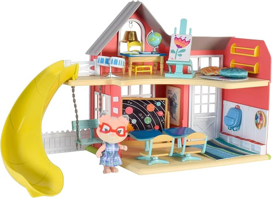 Honey Bee Acres Sunshine Meadow School Complete Set with Miniature Flocked Figure, 21 Pieces , Ages 3+