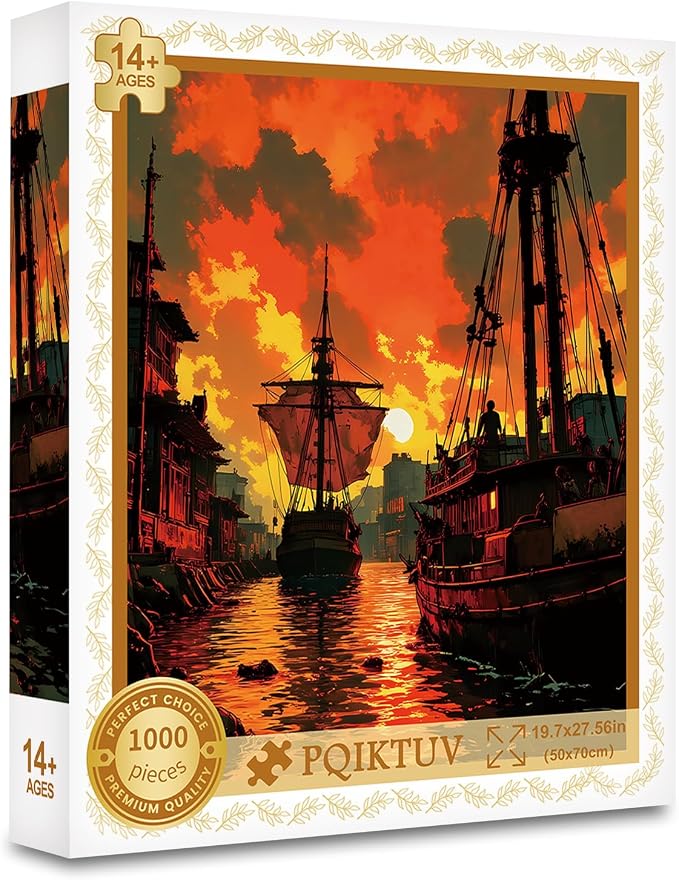 Jigsaw Puzzles 1000 Pieces Magical Door Cosmic Valley Scene Jigsaw | Adult Puzzle with Letter on Back, HD Reference Poster, Impossible Puzzle Home Decor Puzzles Ideal Gift for Family Friends