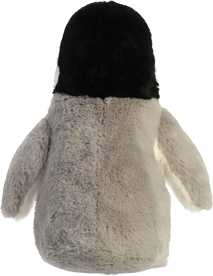 Aurora® Responsibly Made Eco Nation™ Penguin Stuffed Animal - Ideal for Playtime Adventures - Perfect for Birthdays or Just Because - Gray 9.5 Inches
