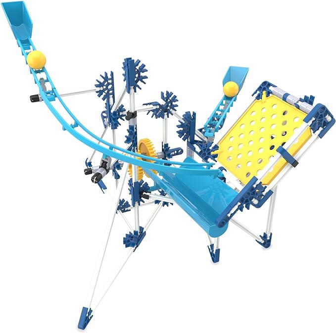 K'NEX - Marble Coaster Run with Motor‚ 504 Pieces, STEM Building, Kid Construction Set‚ Ages 8+