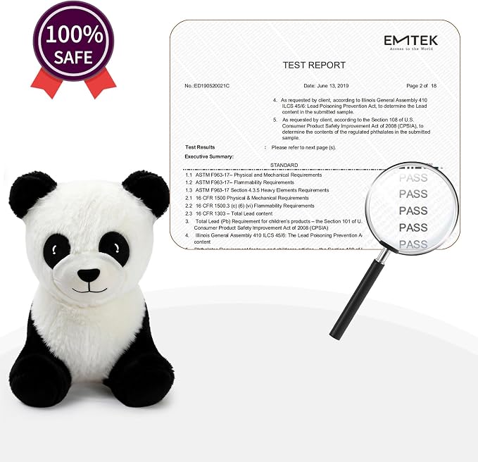 INPANY Bouncy Horse, Panda Hopper Toys, Toddler Plush Bouncing Animal, Kid Inflatable Ride on Rubber Bouncer, Outdoor Cool Birthday Gift for 2 3 4 Yr Boy Girl