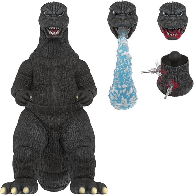 Super7 ULTIMATES! Godzilla '74-8" Toho Godzilla Action Figure with Accessories - Classic Movie Collectibles and Retro Toys