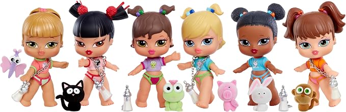 Bratz Babyz Yasmin Collectible Fashion Doll with Real Fashions and Pet