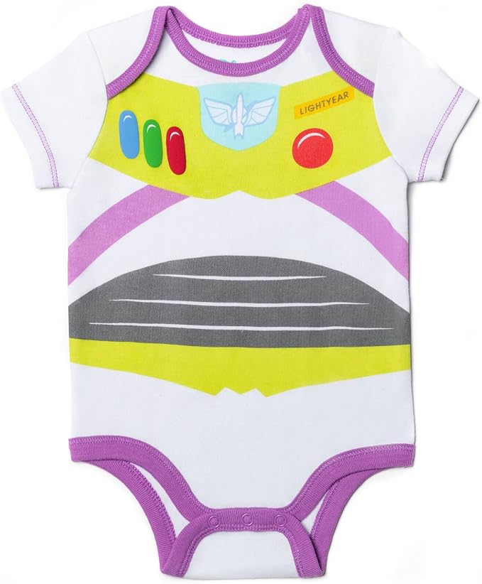 Disney Cosplay Baby Bodysuit and Hat Set Newborn to Infant Sizes (Newborn - 24 Months)