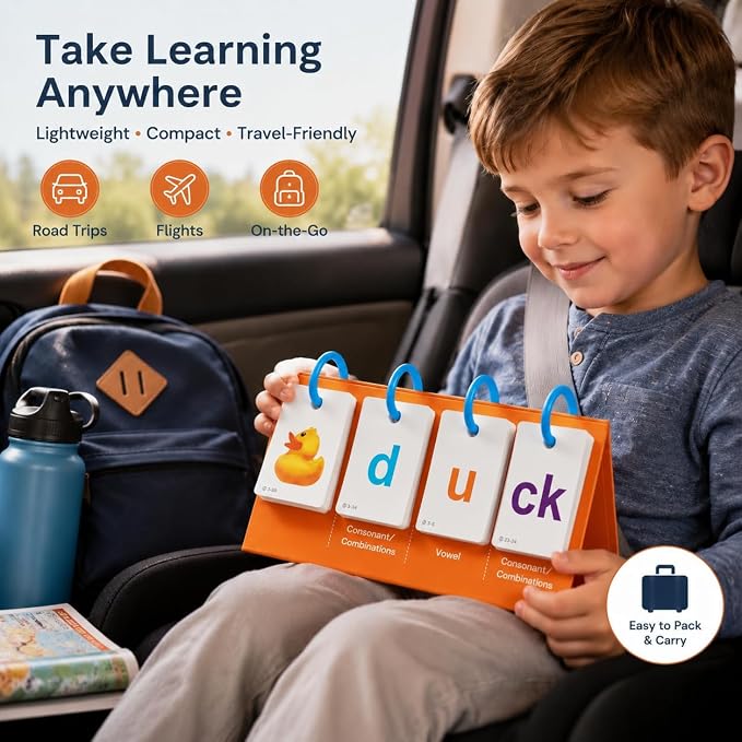Alened Sight Words Flash Cards for Kindergarten, Phonics Flash Cards, CVC Word Games Pocket Chart, Classroom Learning Activities, Phonics Games for Reading, Speech Therapy Materials for Kids