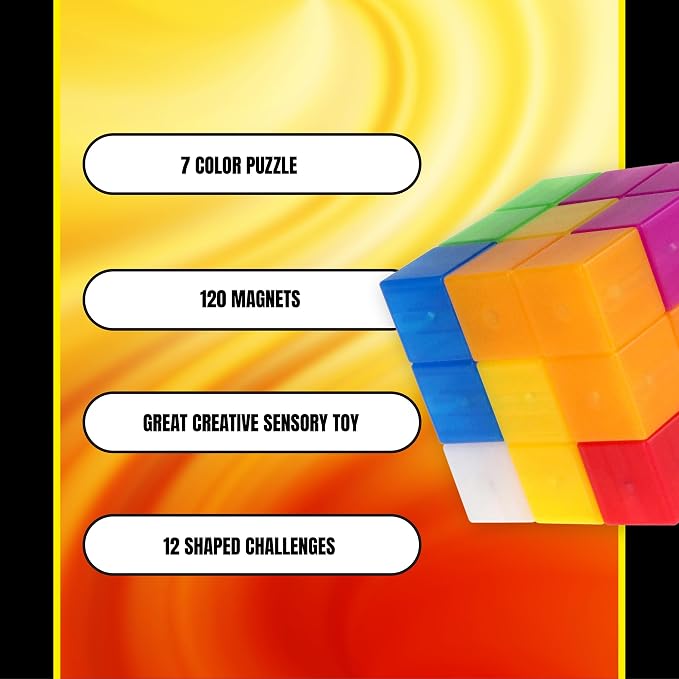 Duncan Magnetic Block Brain-Teaser Puzzle, Red