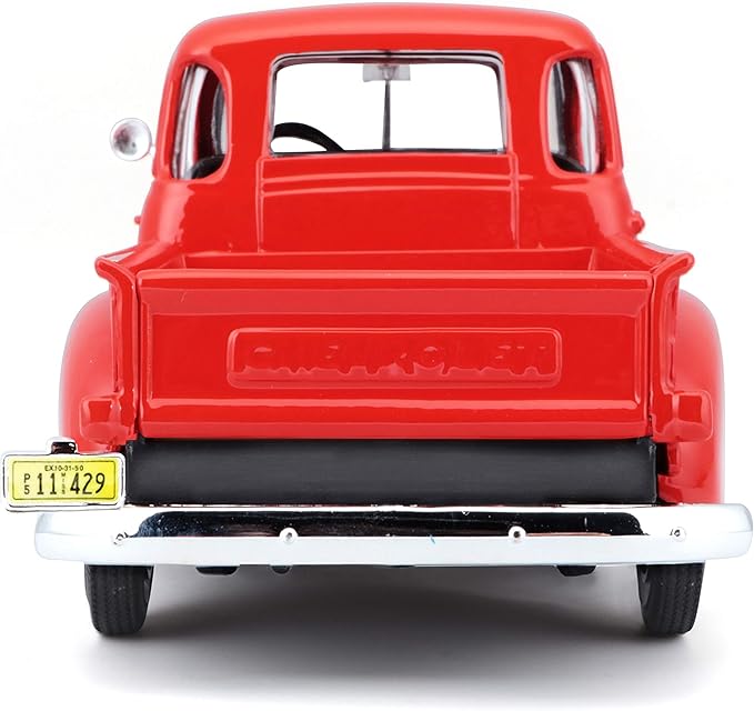 Maisto 1:25 Scale 1950 Chevrolet 3100 Pickup Diecast Truck Vehicle (Colors May Vary) , Red