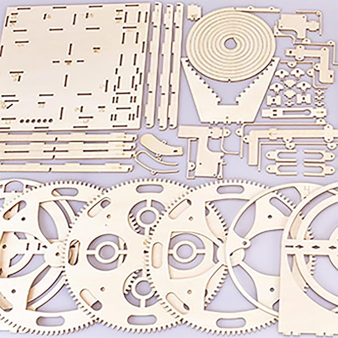 3D Puzzle Marble Run for Adults Wooden Engineering Puzzle Kit Wood Mechanical Puzzles DIY Mode Kits for Adult Age 14+ Years Old