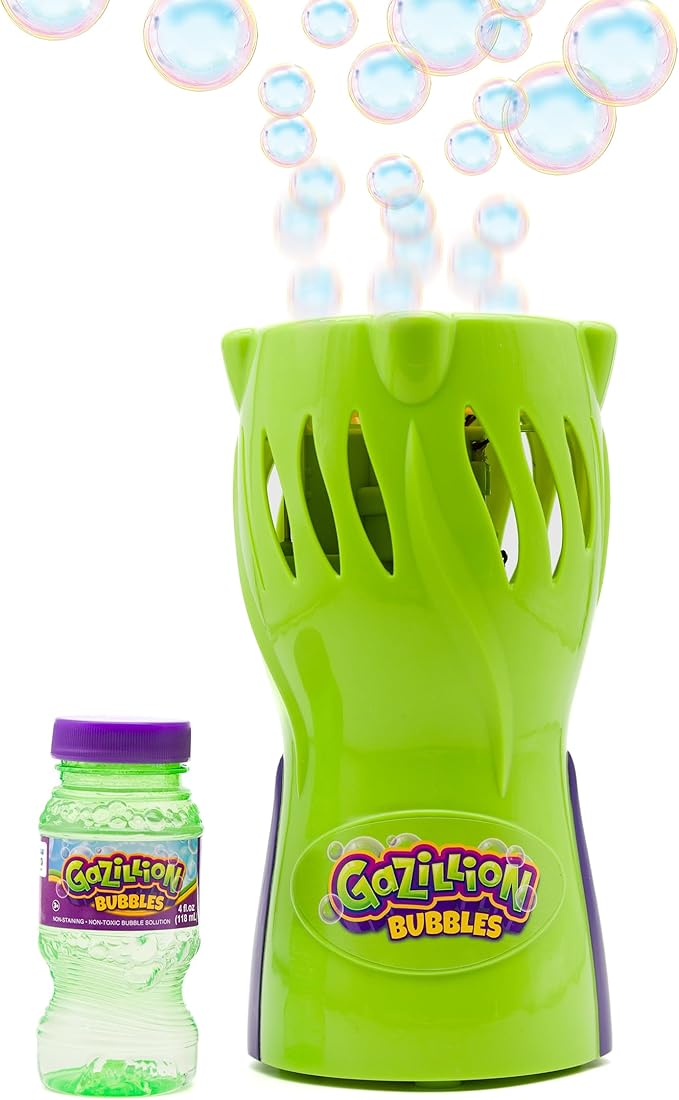 Gazillion Bubbles, Bubble Flare Bubble Making Machine - Realistic Fireworks Lights and Sounds - Instant Bubble Creation - Outdoor Toy for Kids - 4 oz. Bubble Solution Included - Ages 3+