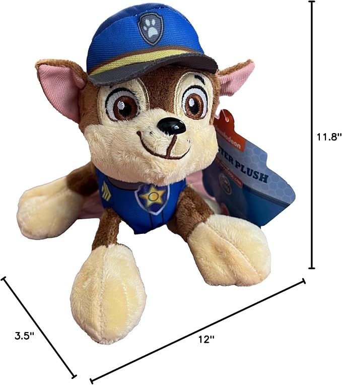 PAW Patrol 6" Plush Toy SET of 6 Characters Marshall Skye Everest Rocky Rubble Chase