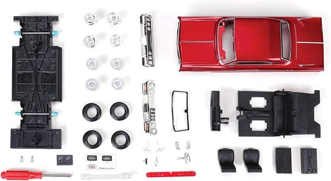 Maisto 1:24 Assembly Line 1964 Chevrolet Impala SS, Metallic Red