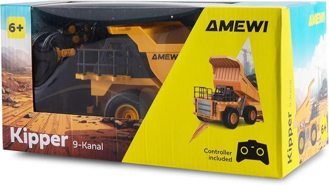 Amewi Tipper 9-Channel 1:24 RTR Remote Controlled RC Truck Construction Site Child from 6 Years