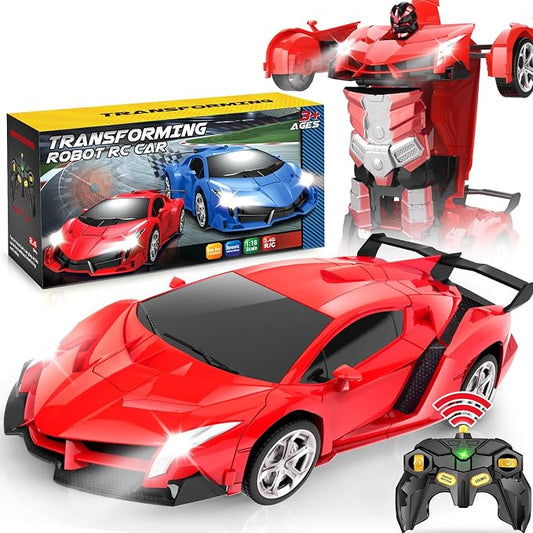 Dolanus Remote Control Car - Transform Robot RC Cars, Toys for Ages 5-7, Kids Toys, 4 Year Old Boy Toys, Toys for 3 4 5 6 7 8 10 12 Years Old Boy, Gifts for Boys Kids Toddlers Birthday