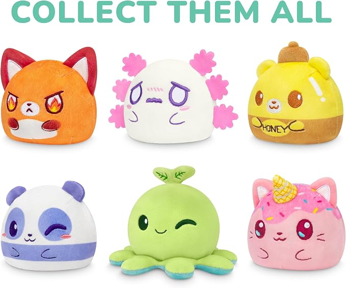 TeeTurtle Kawaii Cuties 3" Reversible Plushie Blind Box Set - Includes 12 Mystery Plushies - Collect The Full Set - Cute Surprise Soft Stuffed Animal
