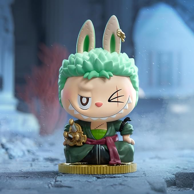 POP MART THE Monsters × One Piece Series Figures Blind Box Figures, Random Design Action Figures Collectible Toys, Holiday Birthday Gifts for Girls and Boys, Anime Fans,Single Box