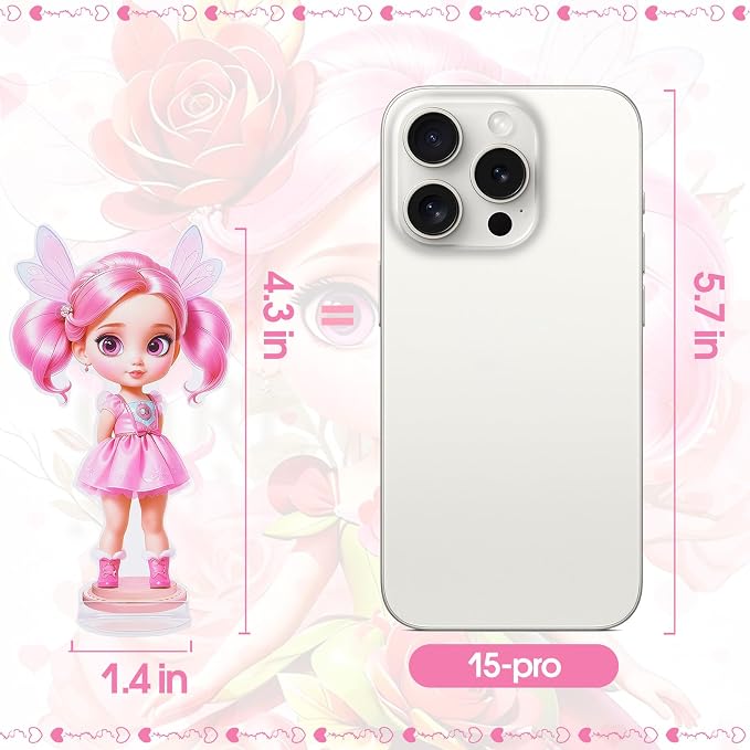 PainZieteg Magnetic Dress Up Dolls,Paper Dolls for Girls, Kids DIY Princess Magnetic Dress-Up Doll for Girl Birthday (Spring Fairy)