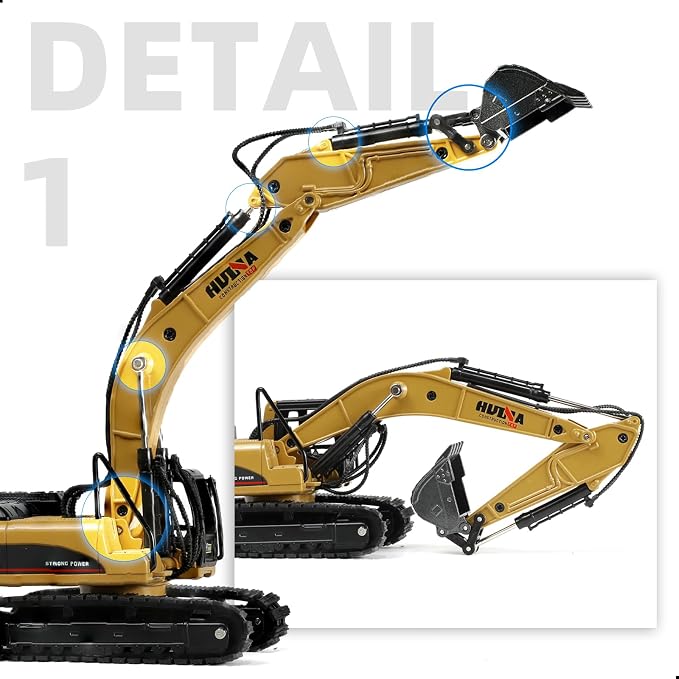 Dump Truck and Excavator Toys Set, Construction Vehicle Diecast Dump Truck Model Birthday Gift for Adult (1/50-Dump & Excavator Set)