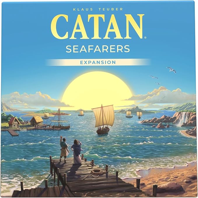CATAN Seafarers Board Game Expansion (6th Edition) Strategy Game for Kids and Adults, Ages 12+, 3-4 Players, 60 Minute Playtime, Made by Catan Studio