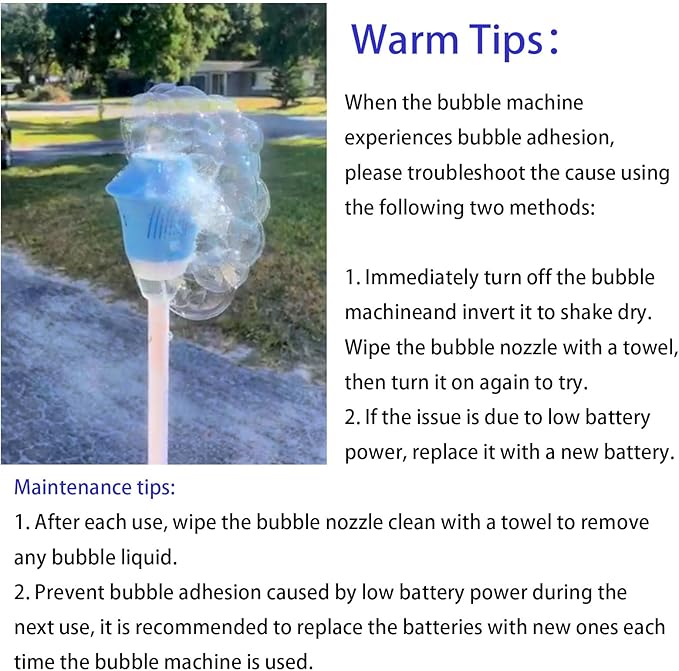 AIERSA Bubble Machine Automatic,Height 47 Inches Vertical Bubble Machine for Parties, Battery Operated Outdoor Bubble Maker with Lights,Bubble Blower Machine for Weeding (2 Pack)