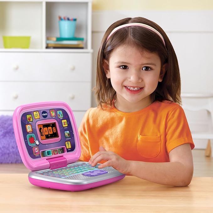 VTech Play Smart Preschool Laptop, Pink
