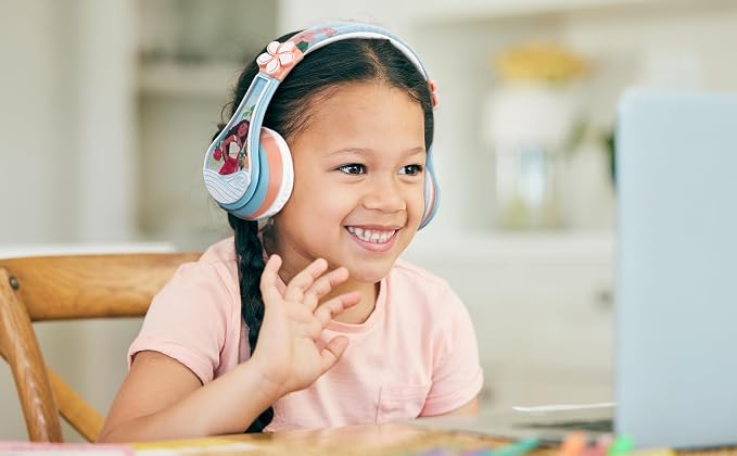 Moana 2 Bluetooth Headphones for Kids. Wireless Headphones for School, Home or Travel