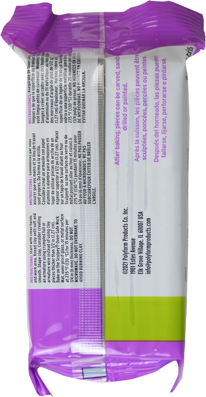 Super Sculpey Medium Gray, Premium, Non Toxic, Medium firmness, Sculpting Modeling Polymer clay, Oven Bake Clay, 1 pound bar. Great for all advanced sculptors, model makers and movie studios
