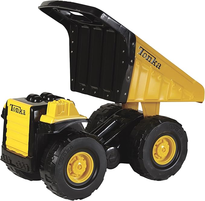 Tonka Toughest Mighty Dump Truck, Yellow, (L x W x H) 12.00 x 19.00 x 10.75 Inches