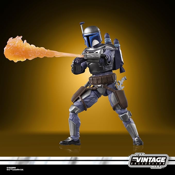 Star Wars The Vintage Collection, Jango Fett, Star Wars: Attack of The Clones, Deluxe Collectible Figure 3.75"