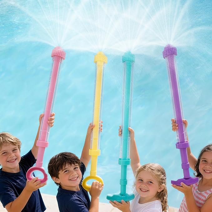 16 Pack Firework Spray Water Toys, Creativity Squirt Water Blaster Guns for Kids Adults, Firework Spray Water Soaker Toy Toys for Pool Party Outdoor Summer Water Games