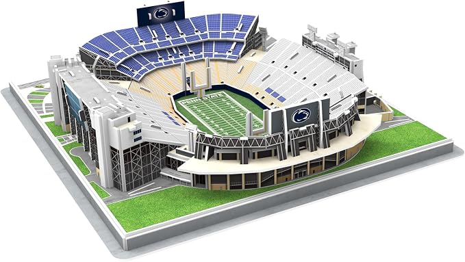 Pro-Lion 3D Jigsaw Puzzle of Beaver Stadium – 134 Pieces | Penn State Nittany Lions College Football Model | NCAA Football Stadium Building Kit | Creative Gift for Men, Boys & Kids Aged 8+