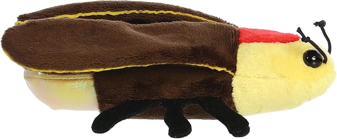 Aurora® Adorable Mini Flopsie™ Lux Firefly™ Stuffed Animal - Mini Companions Ready for Playful Adventures - for Kids All Ages, Toddlers, Adults, and Families - Brown 7.5 Inches