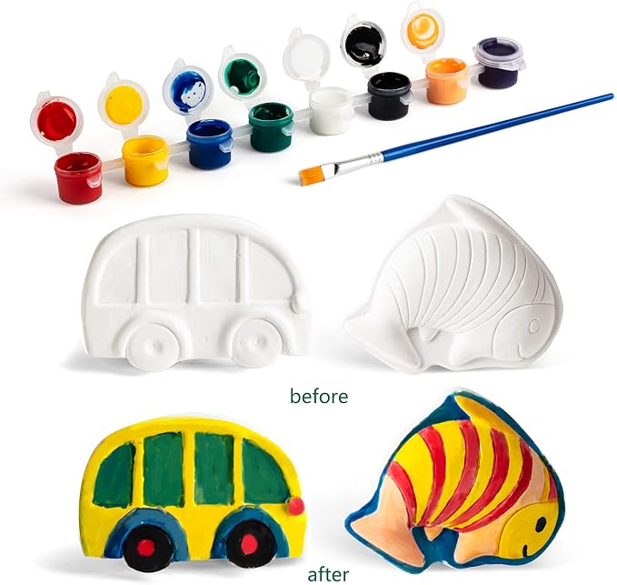 KODATEK 80 Piece Arts and Crafts for Kids Ages 4-8, Kids Paint Kit Art Set, Easter Craft Activities Kits, Creative Art Activity Gift Toys for Ages 3, 4, 5, 6, 7, 8, Year Old Boys Girls