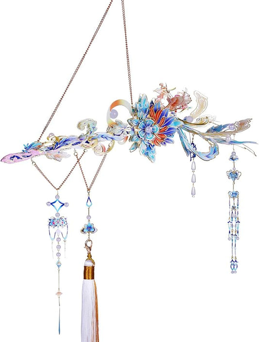 MU 3D Phoenix Hairpin in SwordAdult Jigsaw Metal Puzzle Model Kits Building DIY Birthday Gift