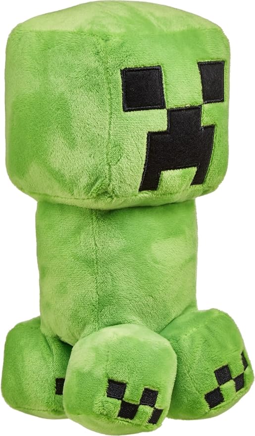 Mattel Minecraft Basic Plush Character Soft Dolls, Video Game-Inspired Collectible Toy Gifts for Kids & Fans Ages 3 Years Old & Up