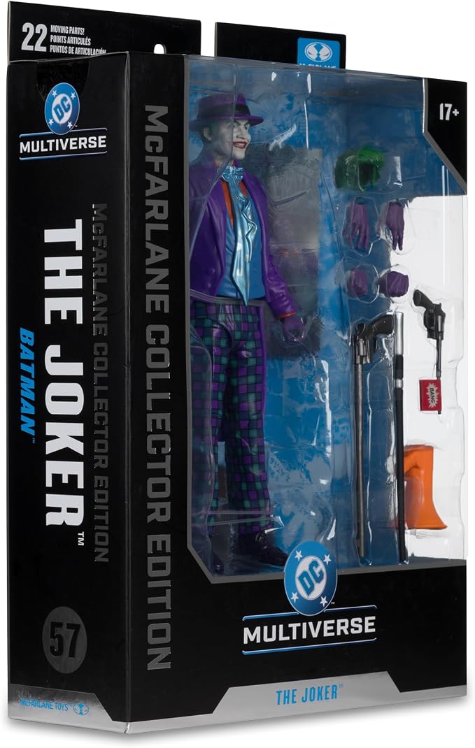 McFarlane Toys- DC Multiverse The Joker (Batman) 7in Action Figure McFarlane Collectors Edition #57