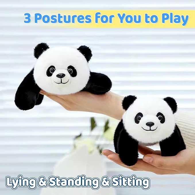 PEACH CAT Panda Stuffed Animal Cute Plushies Small Plush Toys Birthday Gifts for Girls Boys Kids